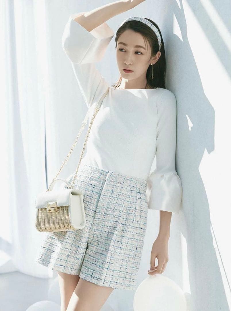 【美品】バリエーションタックショートパンツ MIX 36 セルフォード