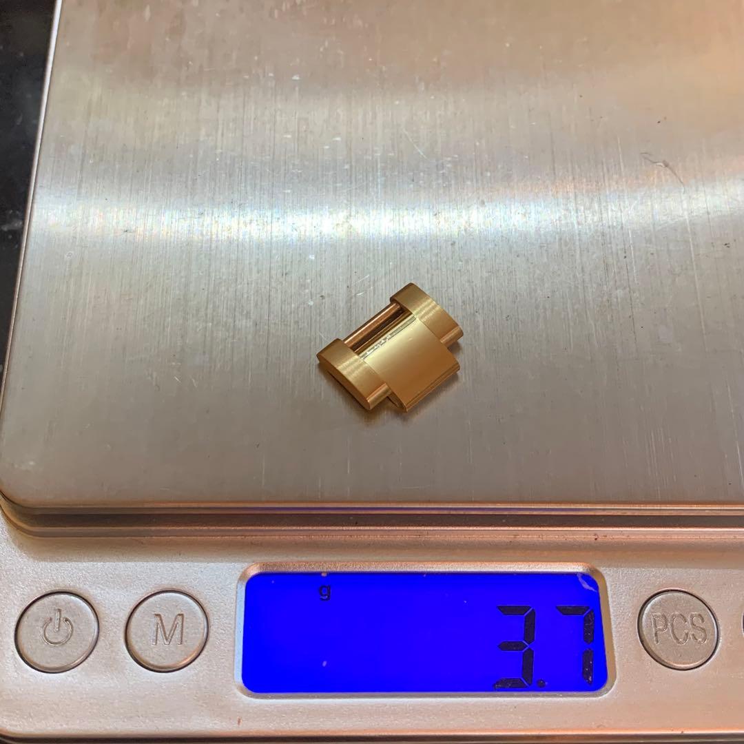 純正　ロレックス　デイトナ　コマ　駒　K18YG 金無垢　メンズ