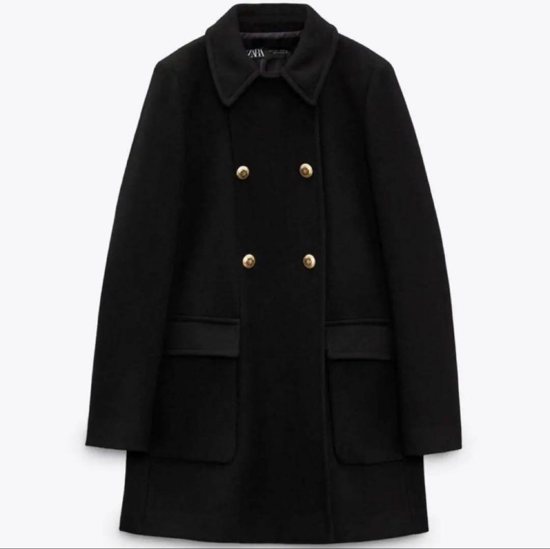 ZARA ウールブレンドコート