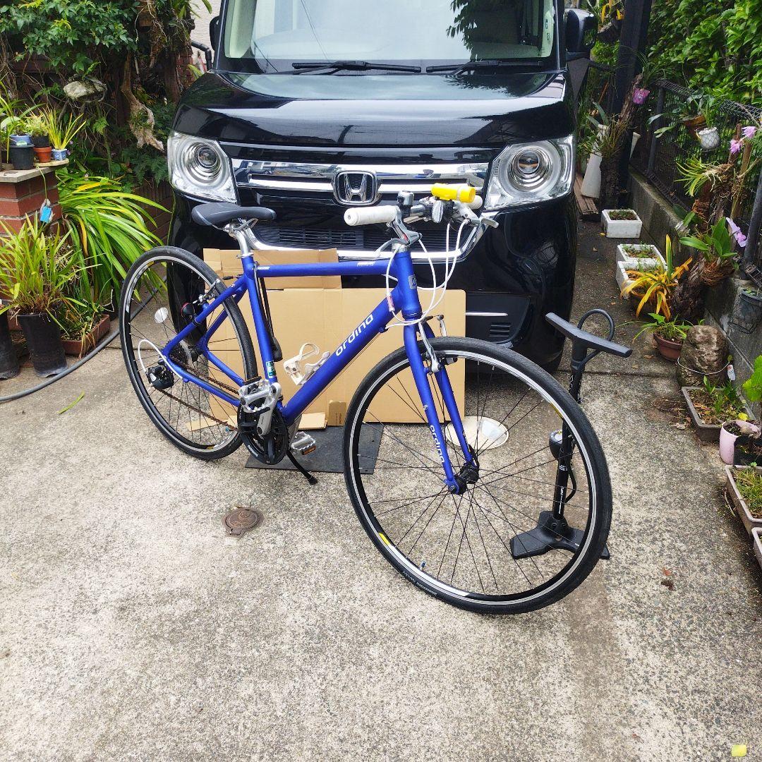 自転車(ブリジストンサイクルのクロスバイク オルディナ)梱包たのメ―ル便熊本市