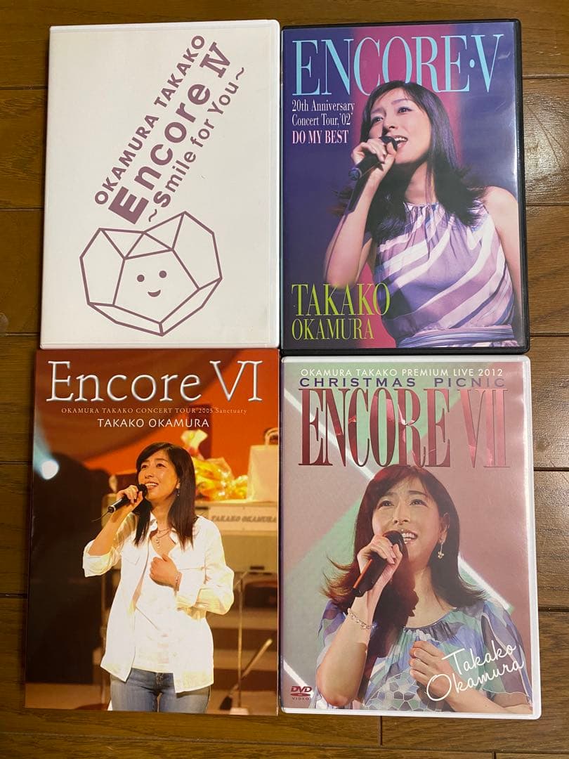 岡村孝子 DVD4枚