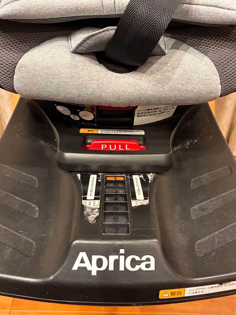 【付属品完備】Aprica クルリラAC ISOFIX シートベルト両対応