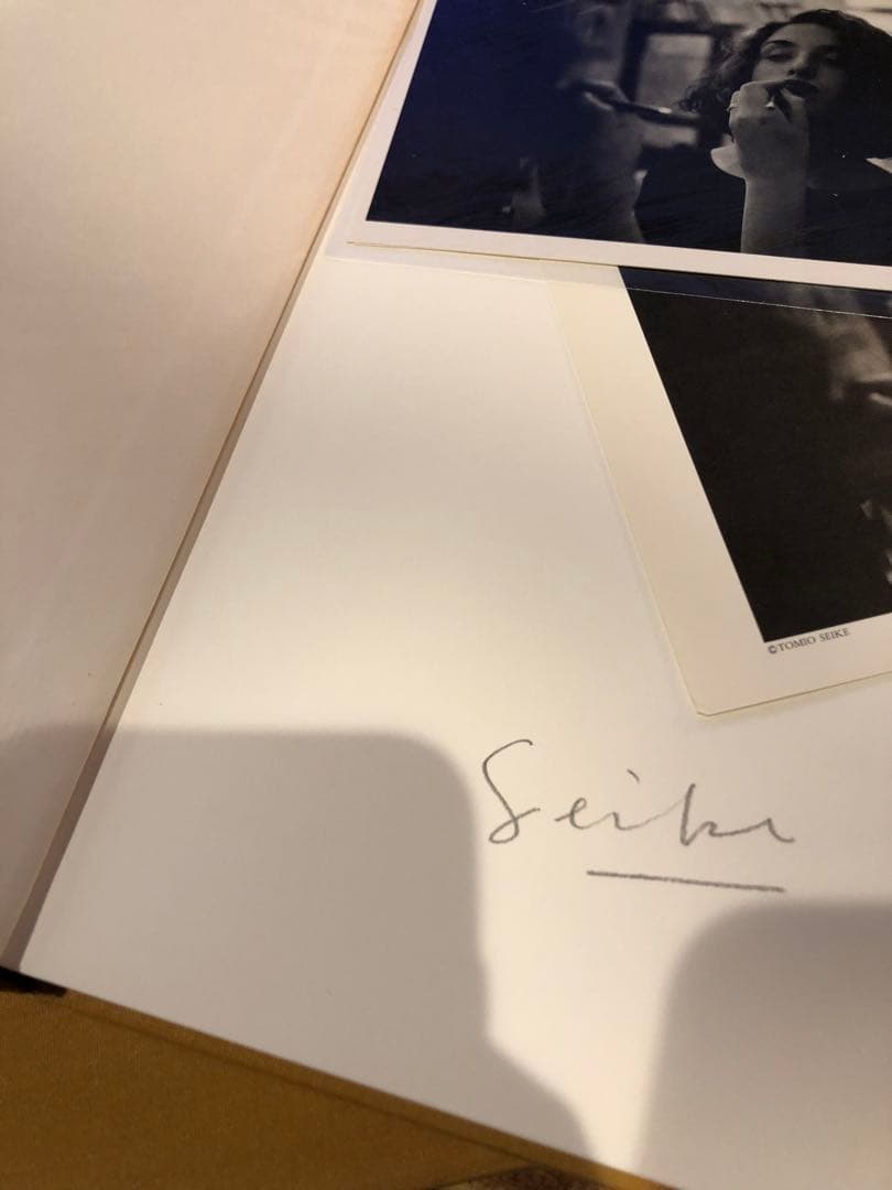 TOMIO SEIKE ZOE 写真集 サイン入り