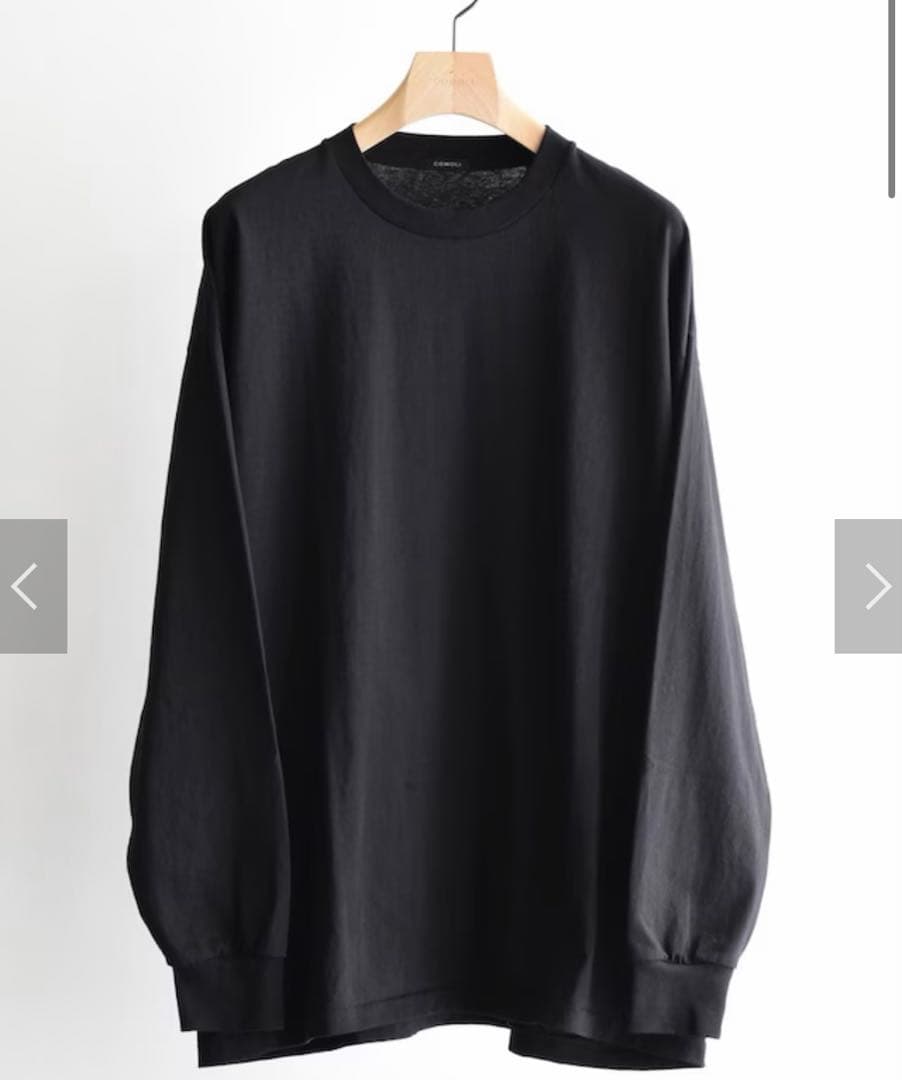 COMOLI コットンジャージ 長袖Tシャツ C03-05004 サイズ4