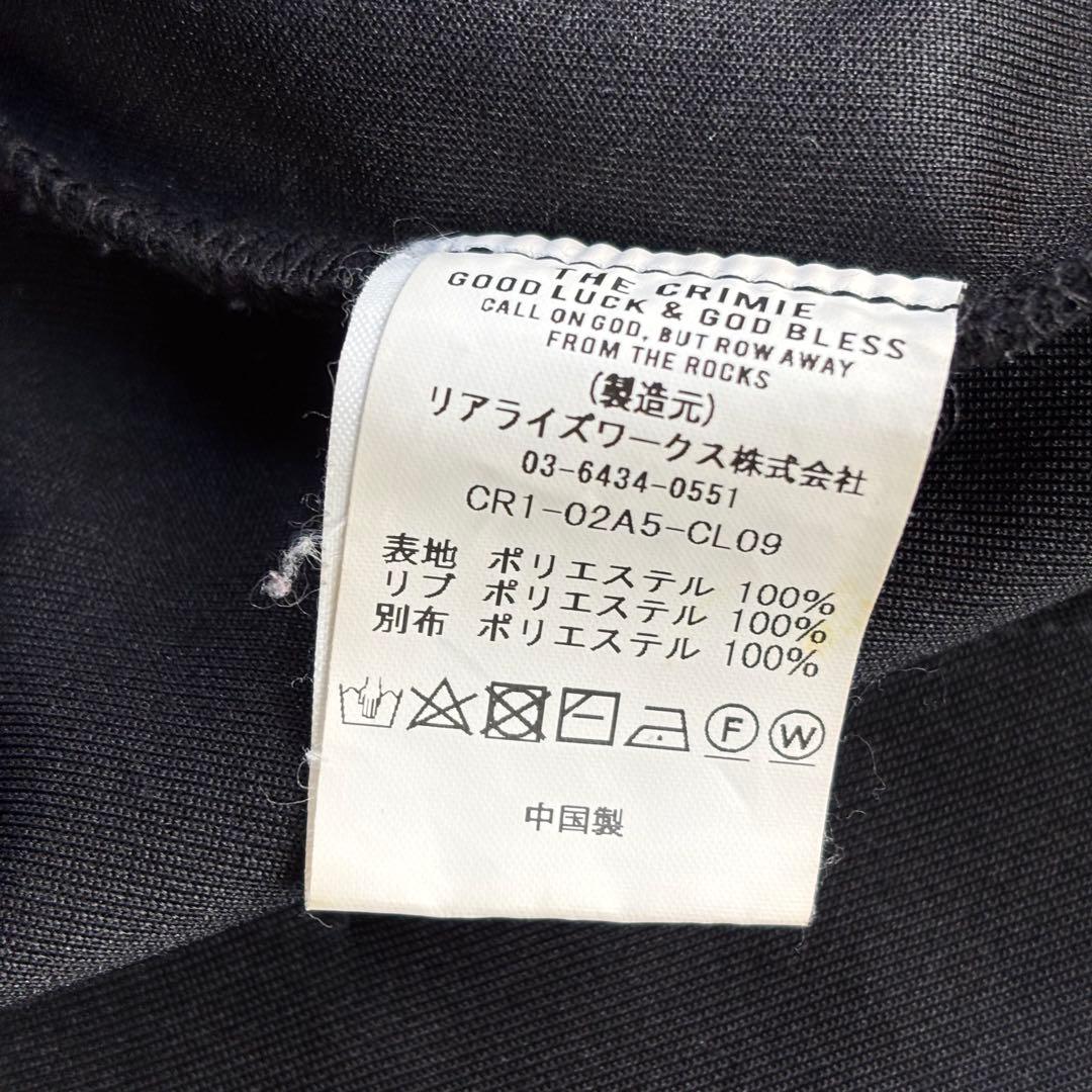 CRIMIE クライミー トラックジャケット ジャージ ユニセックス　刺繍