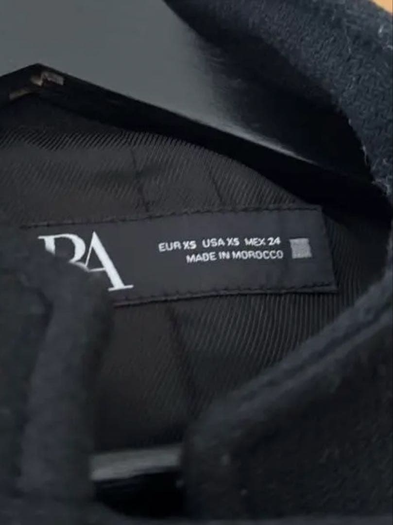 ZARA ウール　ダブルブレストコート　xs