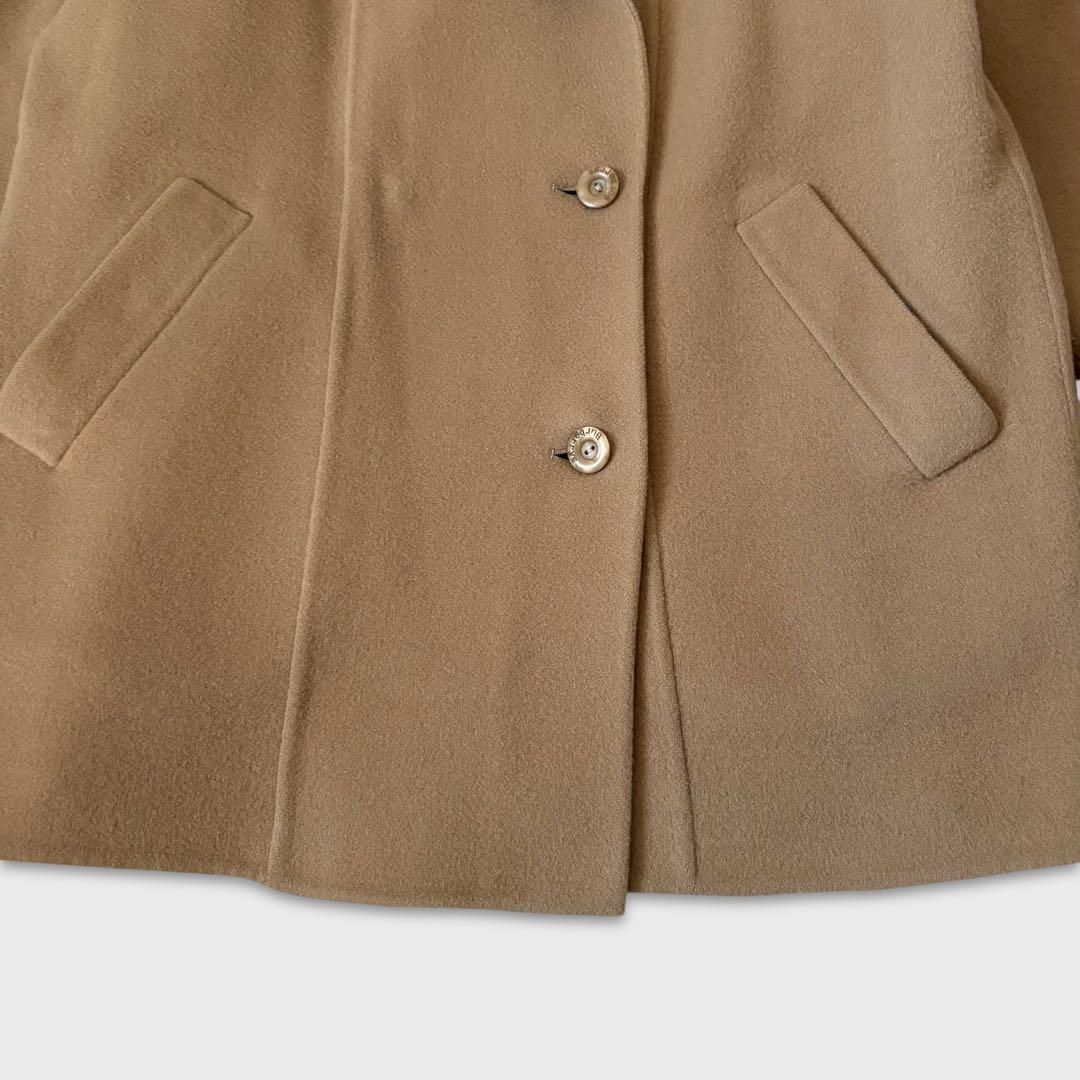 希少 バーバリーズ ダブルフェイス ノバチェック ウールコート L相当