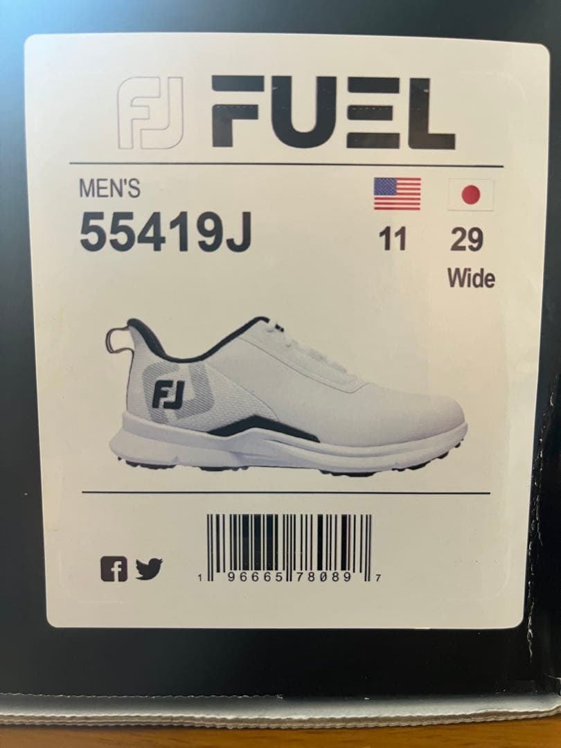 FootJoy フットジョイ　ゴルフシューズ ホワイト　29cm 新品