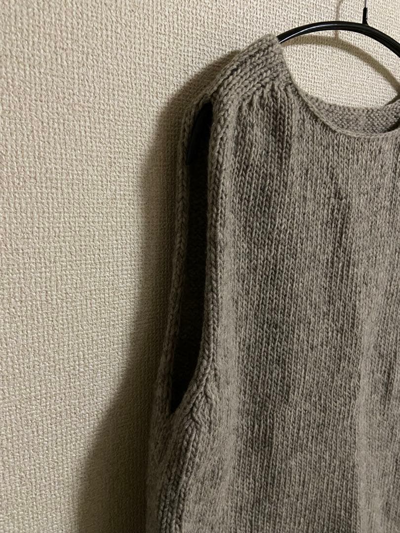 【美品】 URBAN RESEARCH かぐれ ペルーニットベスト グレー