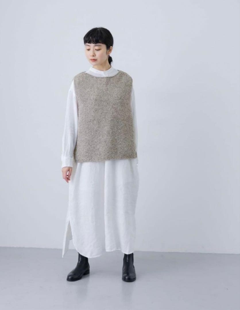 【美品】 URBAN RESEARCH かぐれ ペルーニットベスト グレー