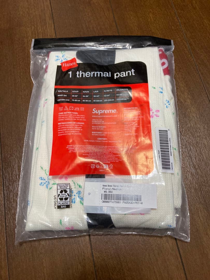 パンツ Supreme Hanes Bones Thermal Pant