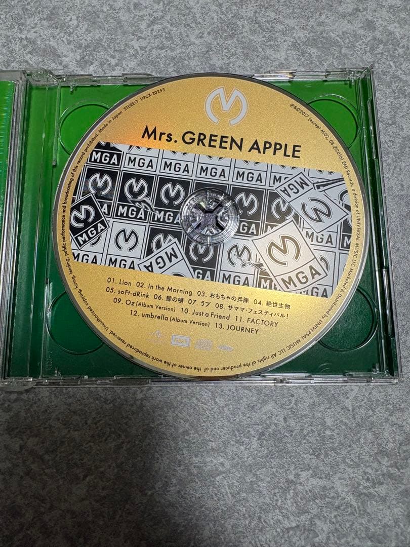 Mrs. GREEN APPLE 初回限定盤