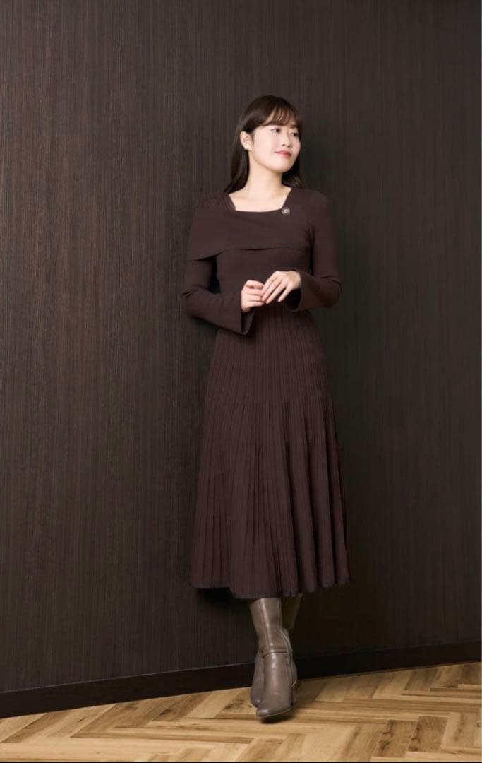 her lip to La Lueur Knit Dress Mサイズ