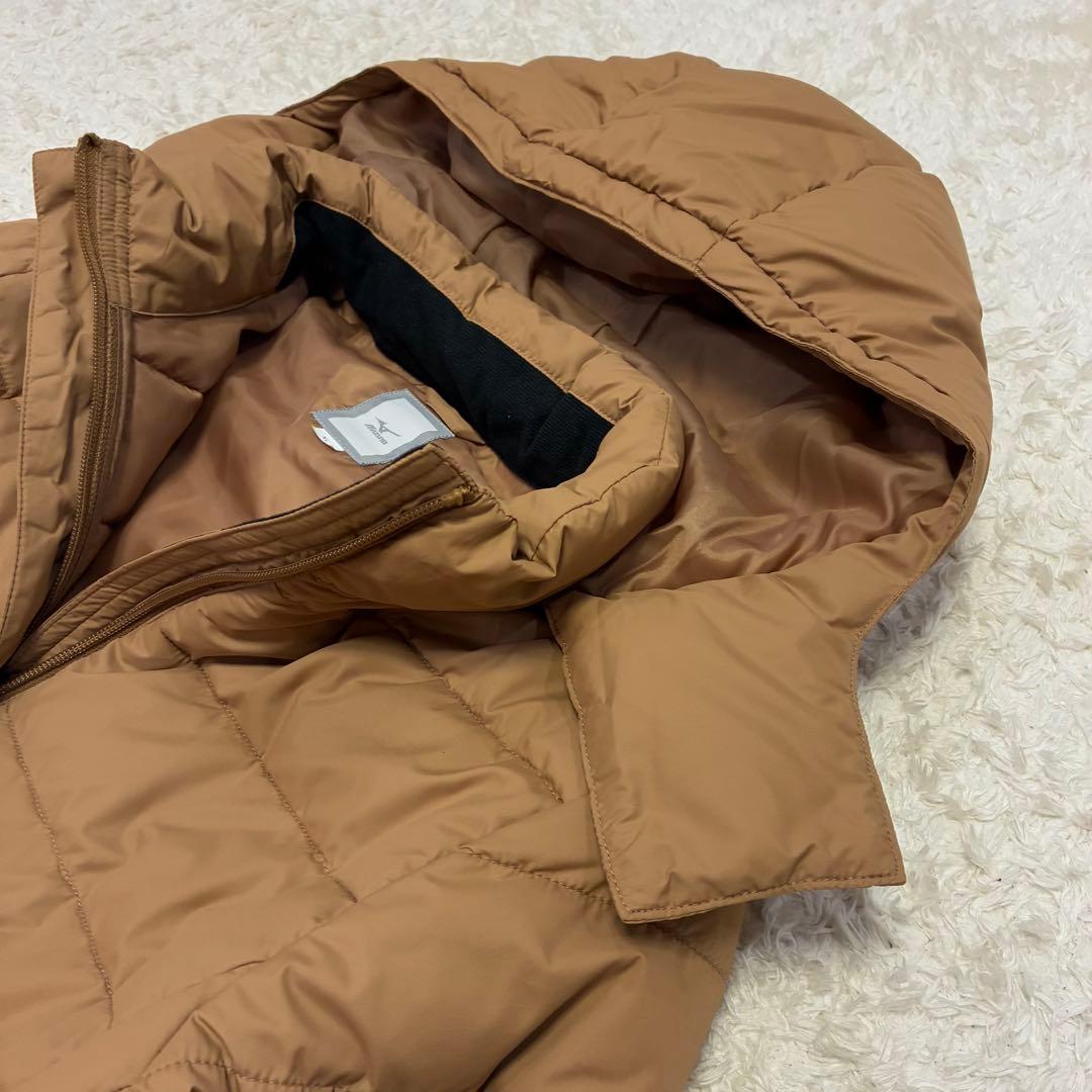 新品タグ付き プレスサーモリフレクションギア中綿ロングコート キャメル XL