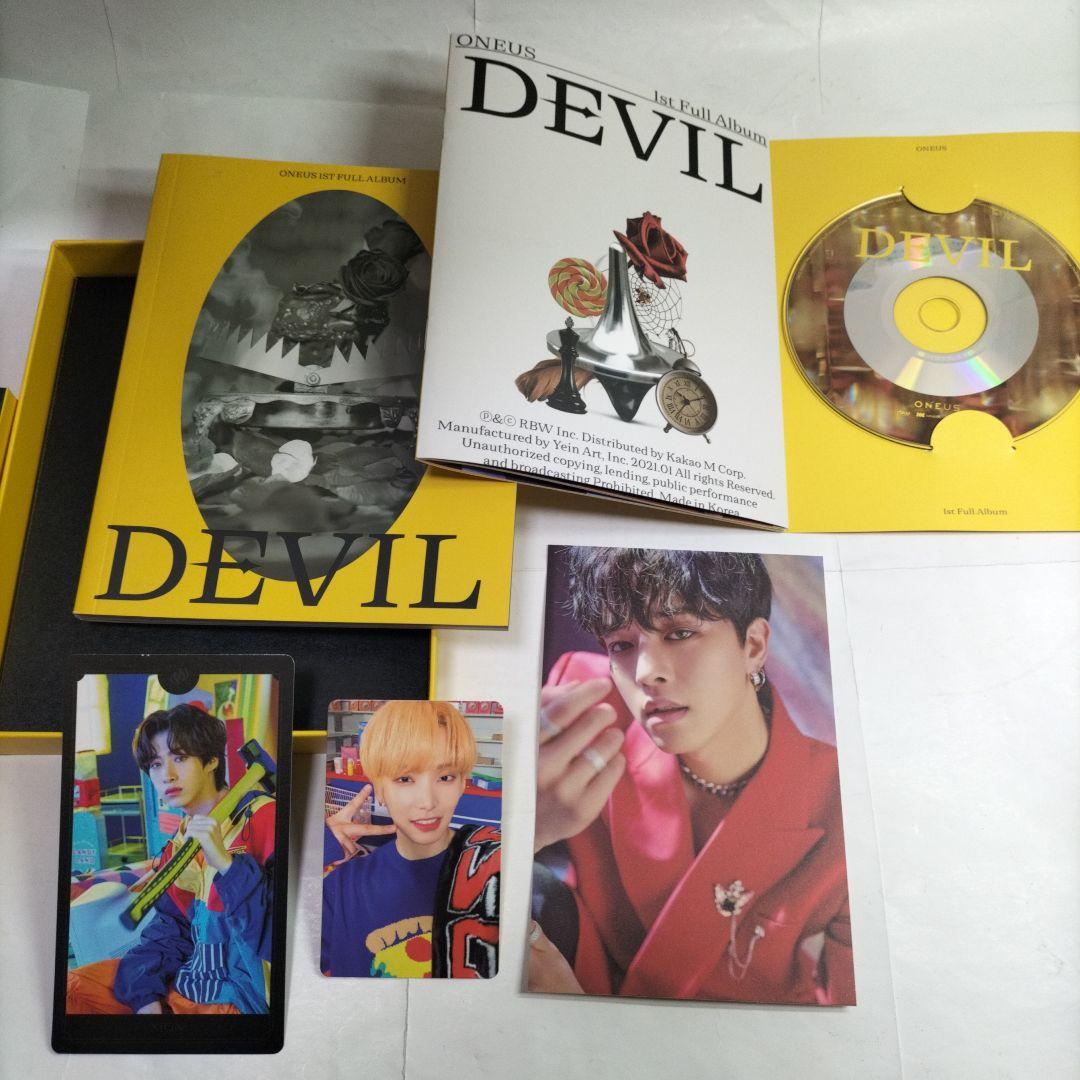 黄色 yellow⭐レイブン RAVN⭐直筆サイン付き⭐ONEUS「DEVIL」