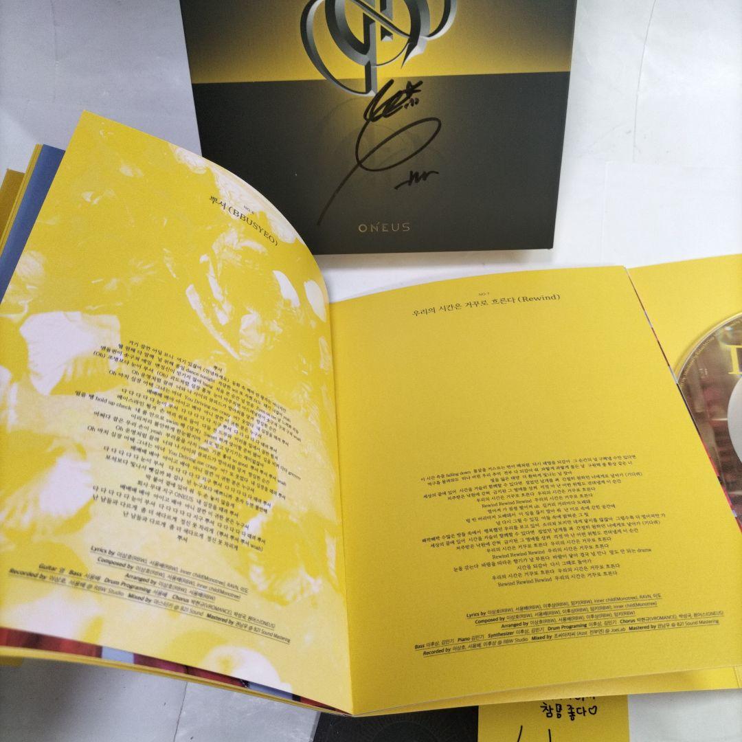 黄色 yellow⭐レイブン RAVN⭐直筆サイン付き⭐ONEUS「DEVIL」