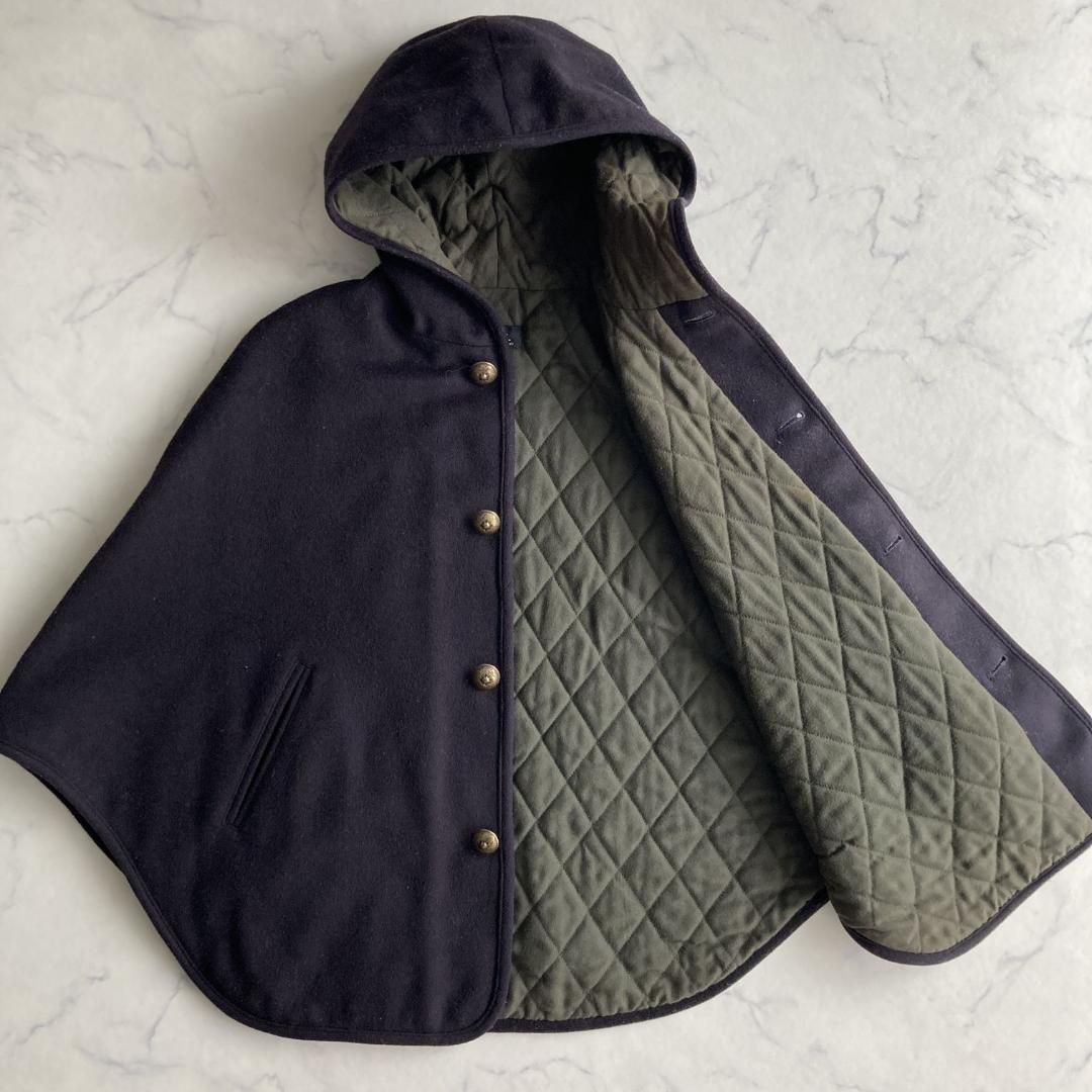 【超希少ビンテージ】1990s アーペーセー キルティングポンチョ メタルボタン