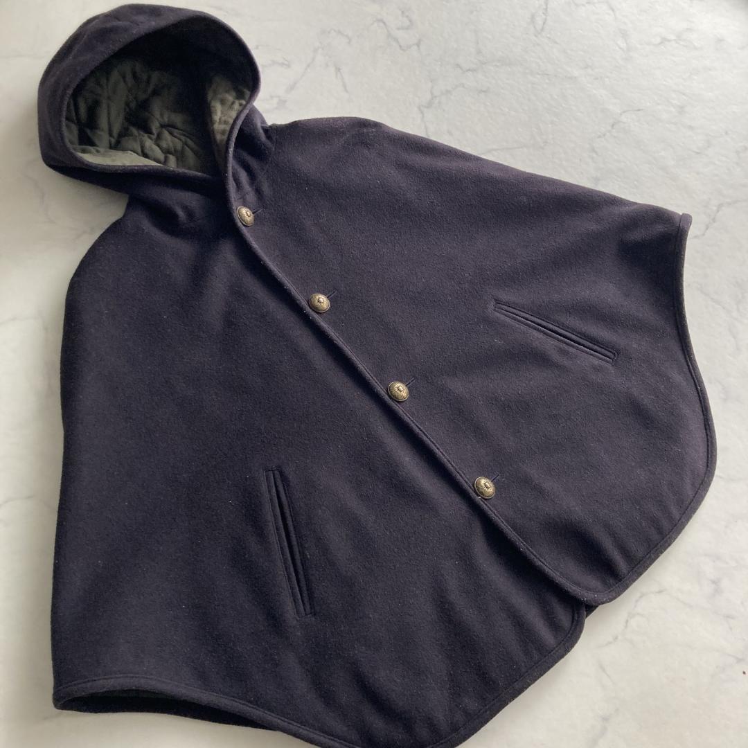 【超希少ビンテージ】1990s アーペーセー キルティングポンチョ メタルボタン