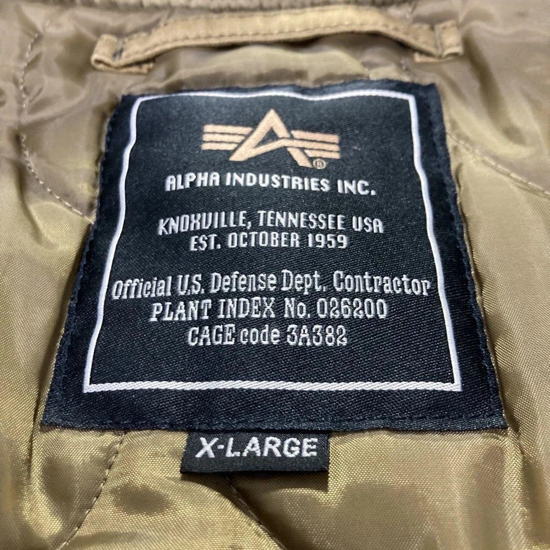 【激レア】ALPHA アルファ DECK HOOKデッキフックジャケット XL