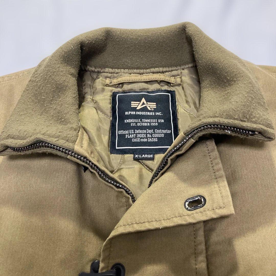 【激レア】ALPHA アルファ DECK HOOKデッキフックジャケット XL