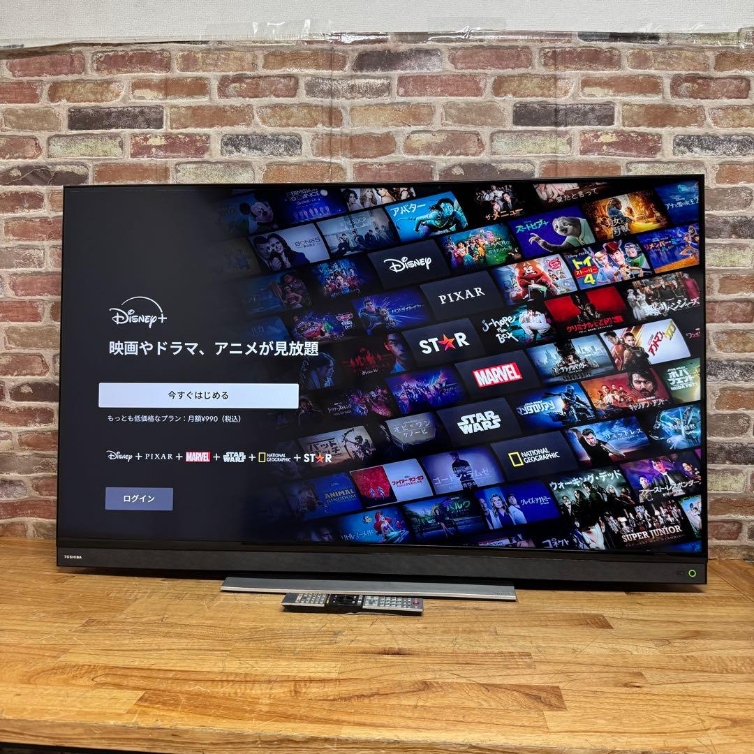 東芝 55V型 4K 液晶テレビ REGZA 55BM620X 動画アプリ搭載