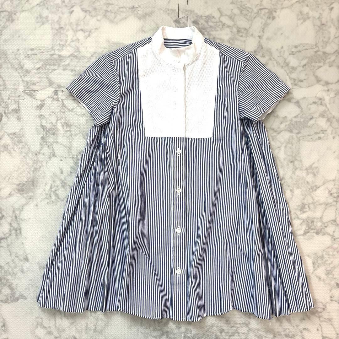 【美品】sacai キッズ　サイドプリーツ　ワンピース