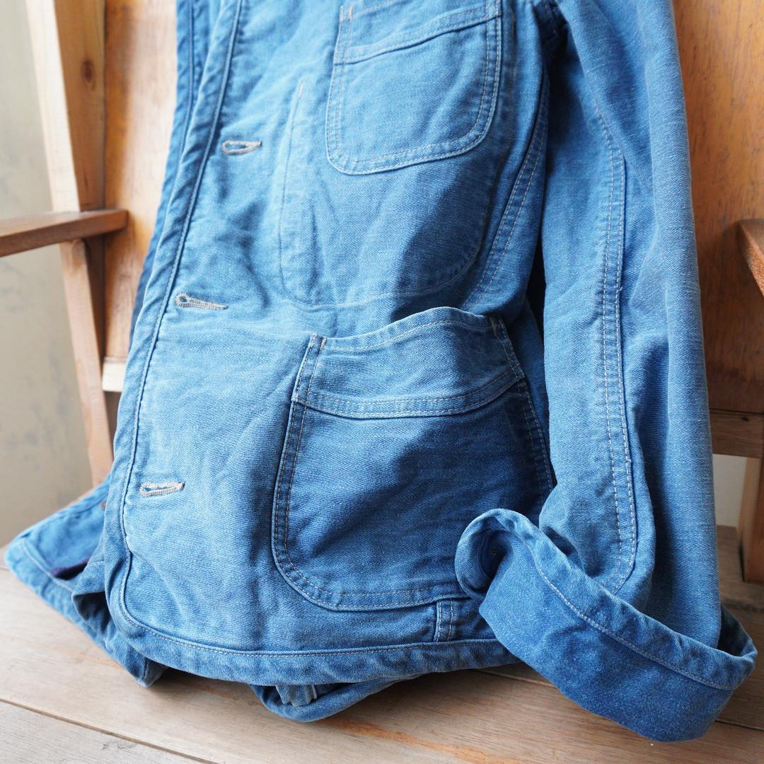 45rpm　デニムブルゾン　ヴィンテージ加工　b4