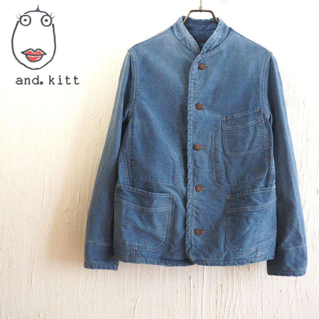 45rpm　デニムブルゾン　ヴィンテージ加工　b4