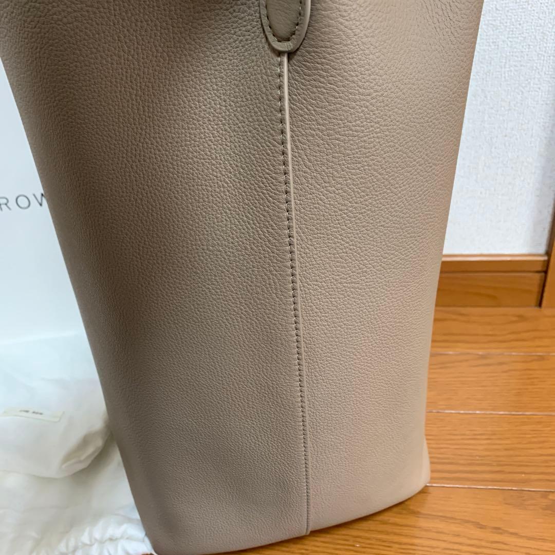 正規品 美品 THE ROW ザロウ トートバッグ LARGE ラージ トープ