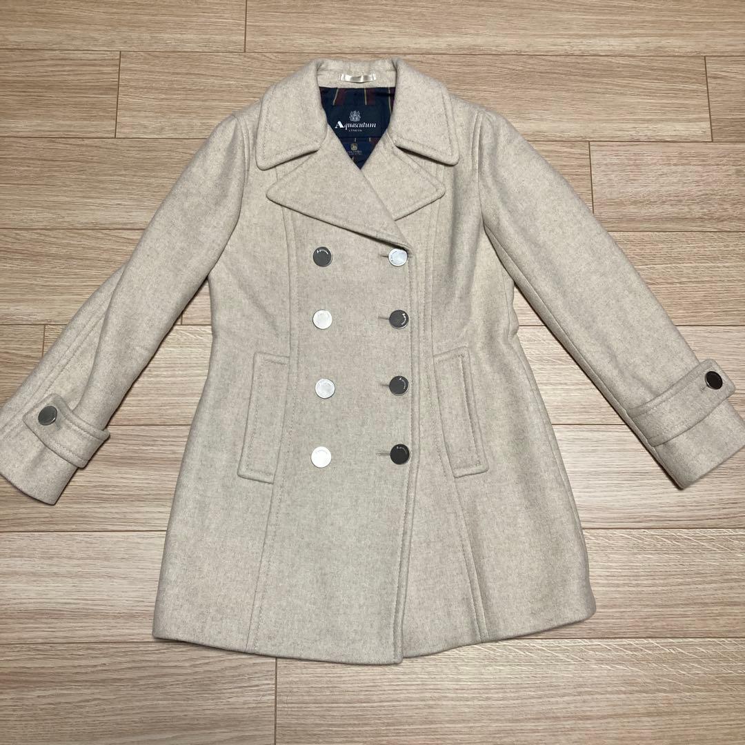 専用アクアスキュータム×コロンボ　最高級 カシミヤ100% チェスター ダブル