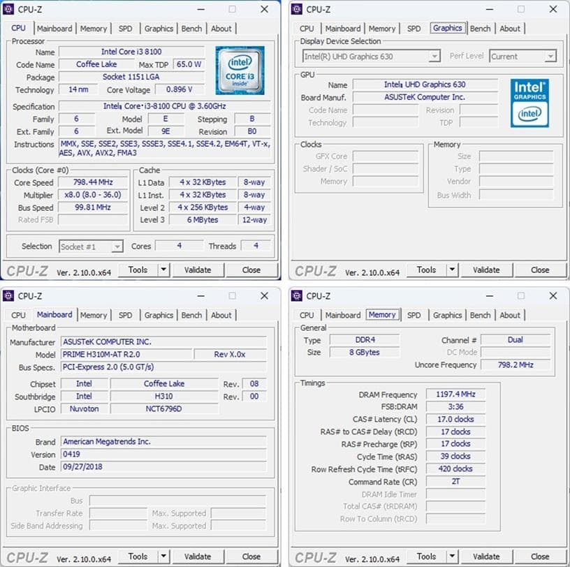 デスクトップPC/Windows11/Core i3/メモリ8G/Office