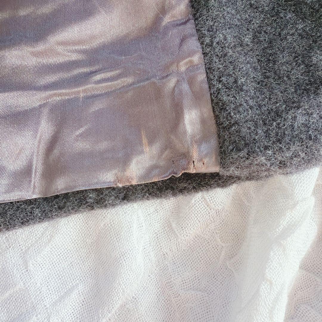 【マックスアンドコー】カシミヤ混 マキシ丈 女優襟 ゆったり ロングコート