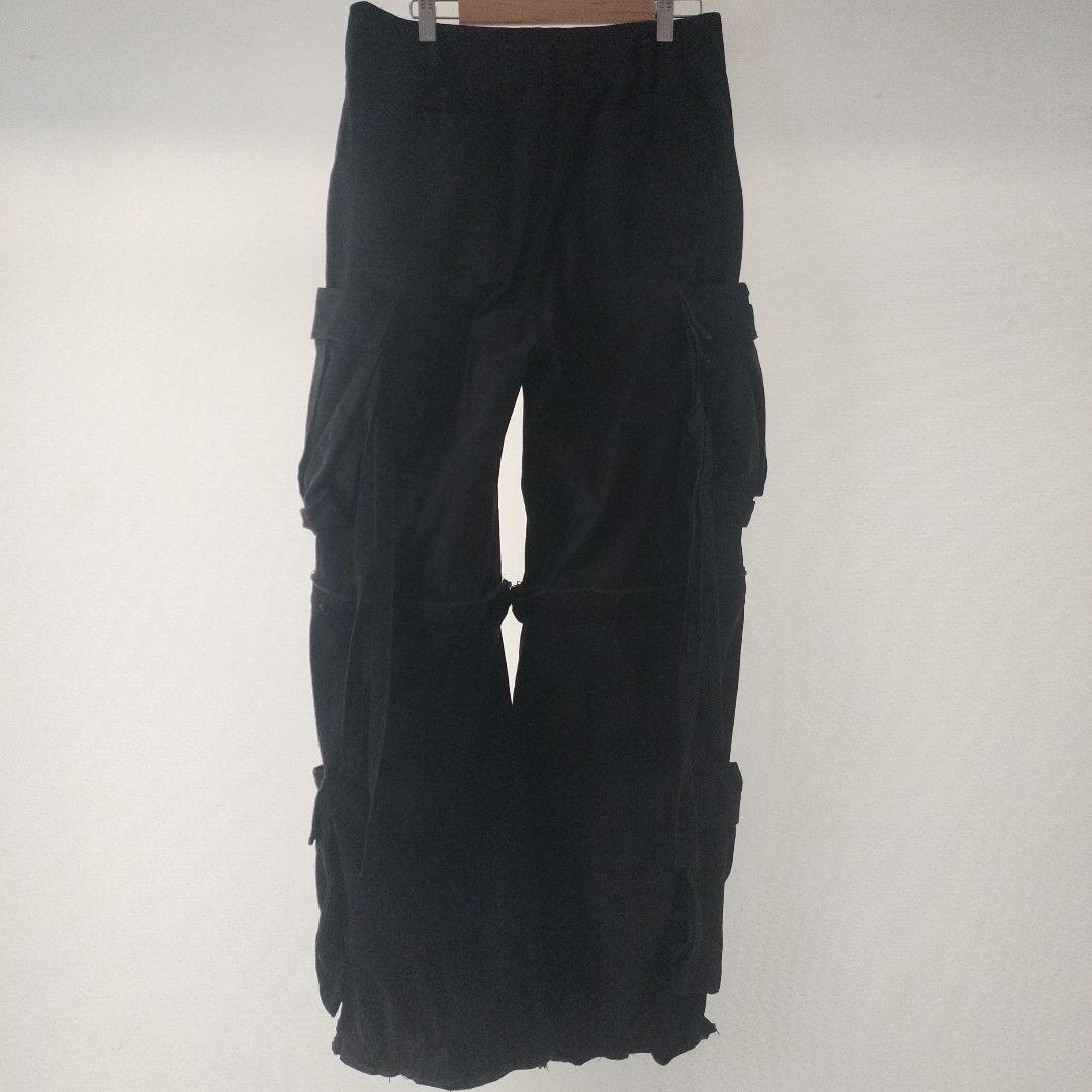 【GRANCY】ジップデザイン カーゴパンツS