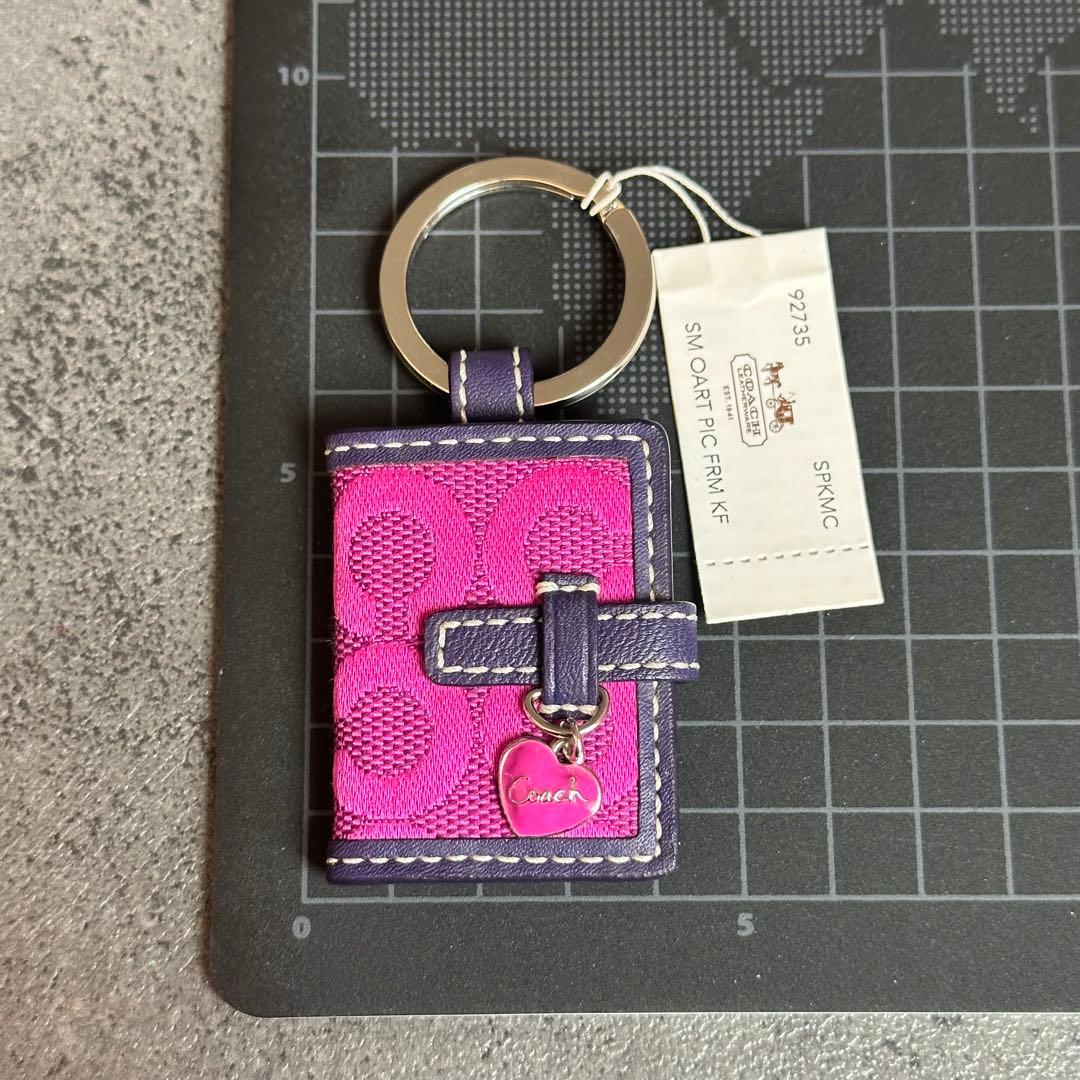 未使用タグ付✨COACH Op Art Picture Frame Charm