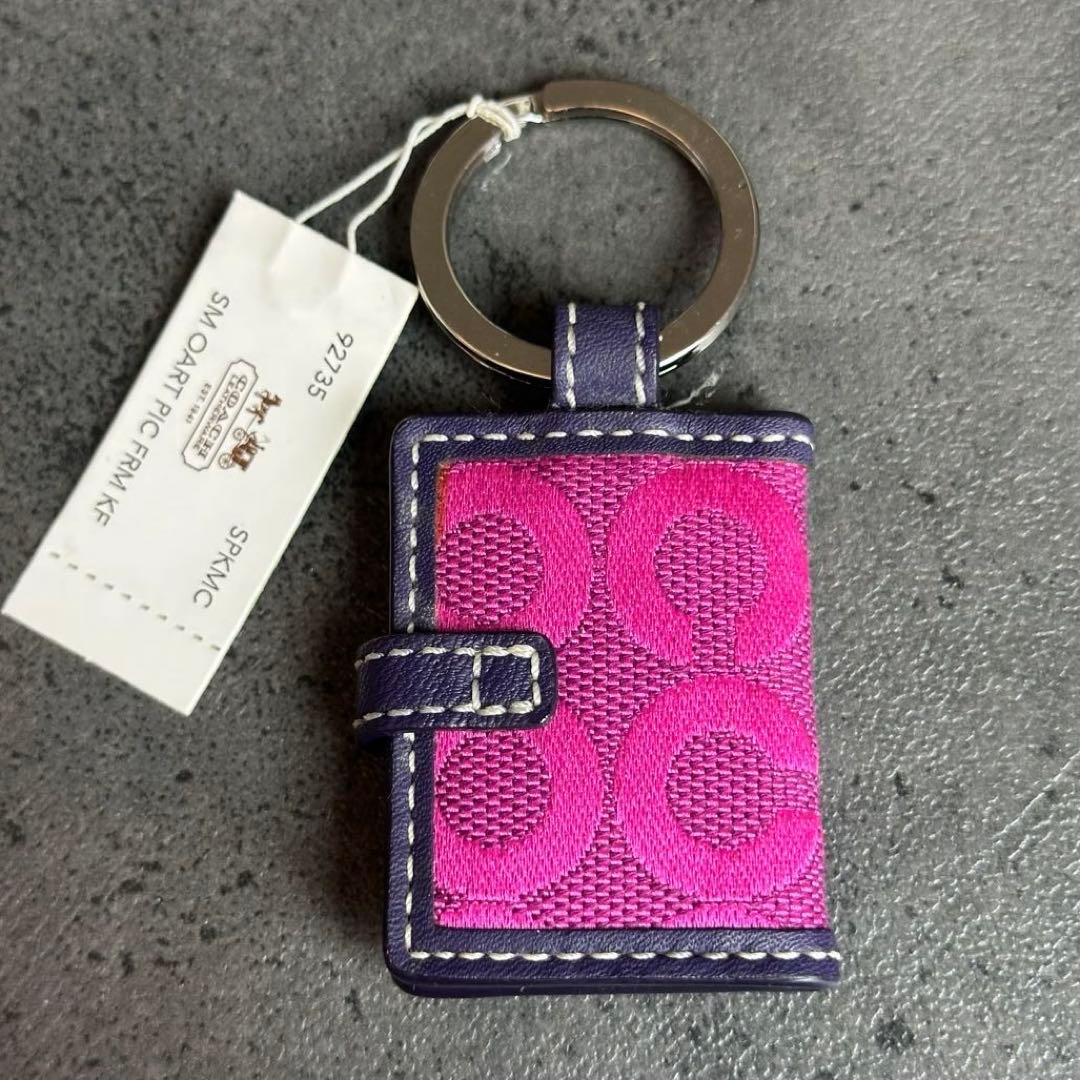 未使用タグ付✨COACH Op Art Picture Frame Charm