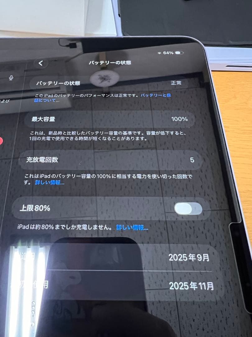 超美品　Apple iPad Air (M3) 256GB 本体　パープル