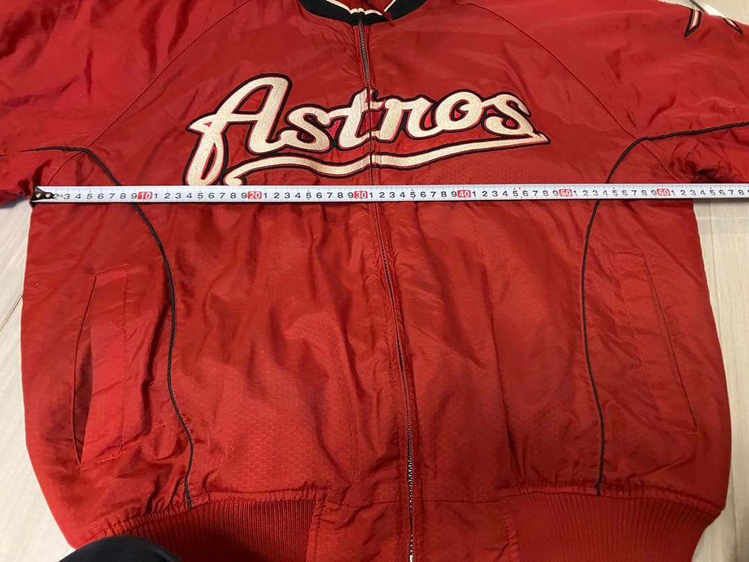 Majestic マジェスティック MLBスタジアムジャケット レッド