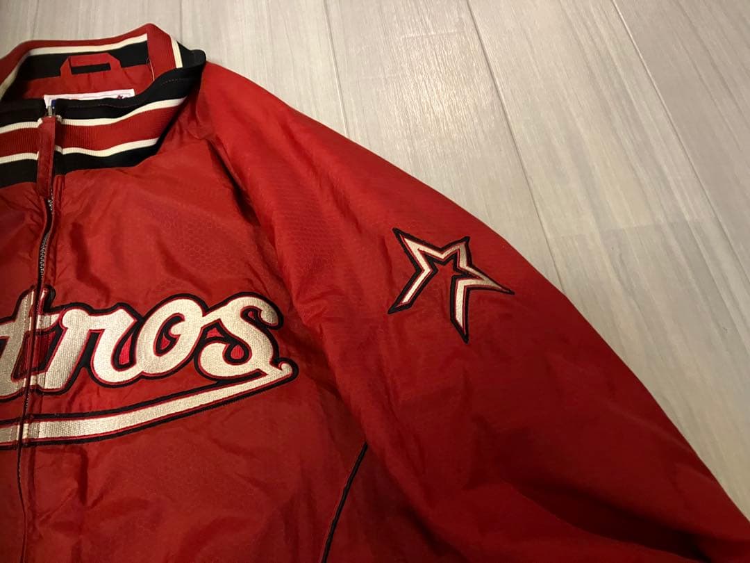 Majestic マジェスティック MLBスタジアムジャケット レッド