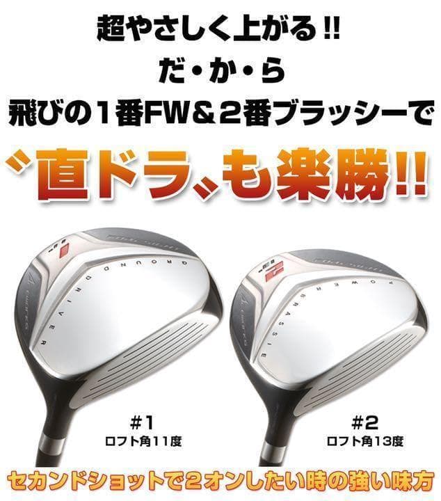 【ヘッド単品】1.2番FWも! 超大型激飛び2オン兵器☆ フォーサイトFW