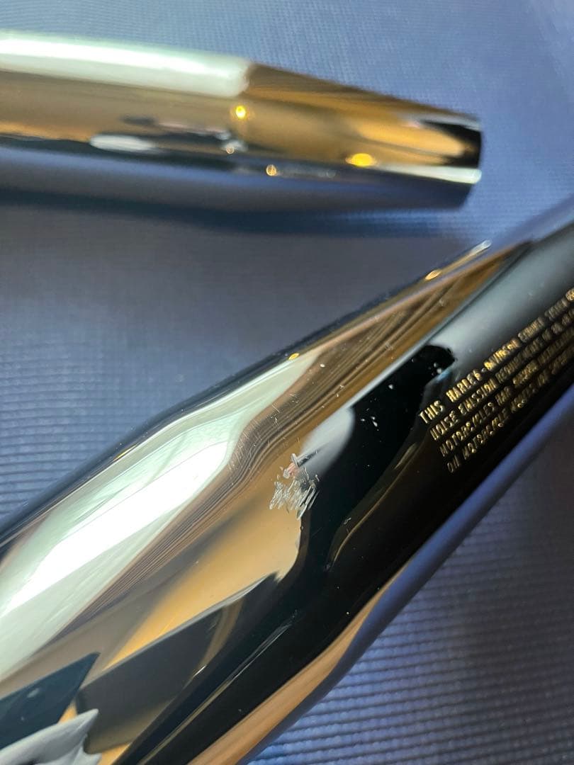 スポーツスター　北米マフラー　16mmパンチアウト