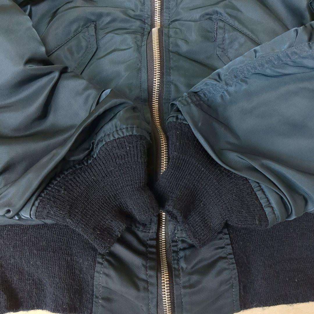 80s アルファ Lー2B エアフォースブルー USA製 短丈