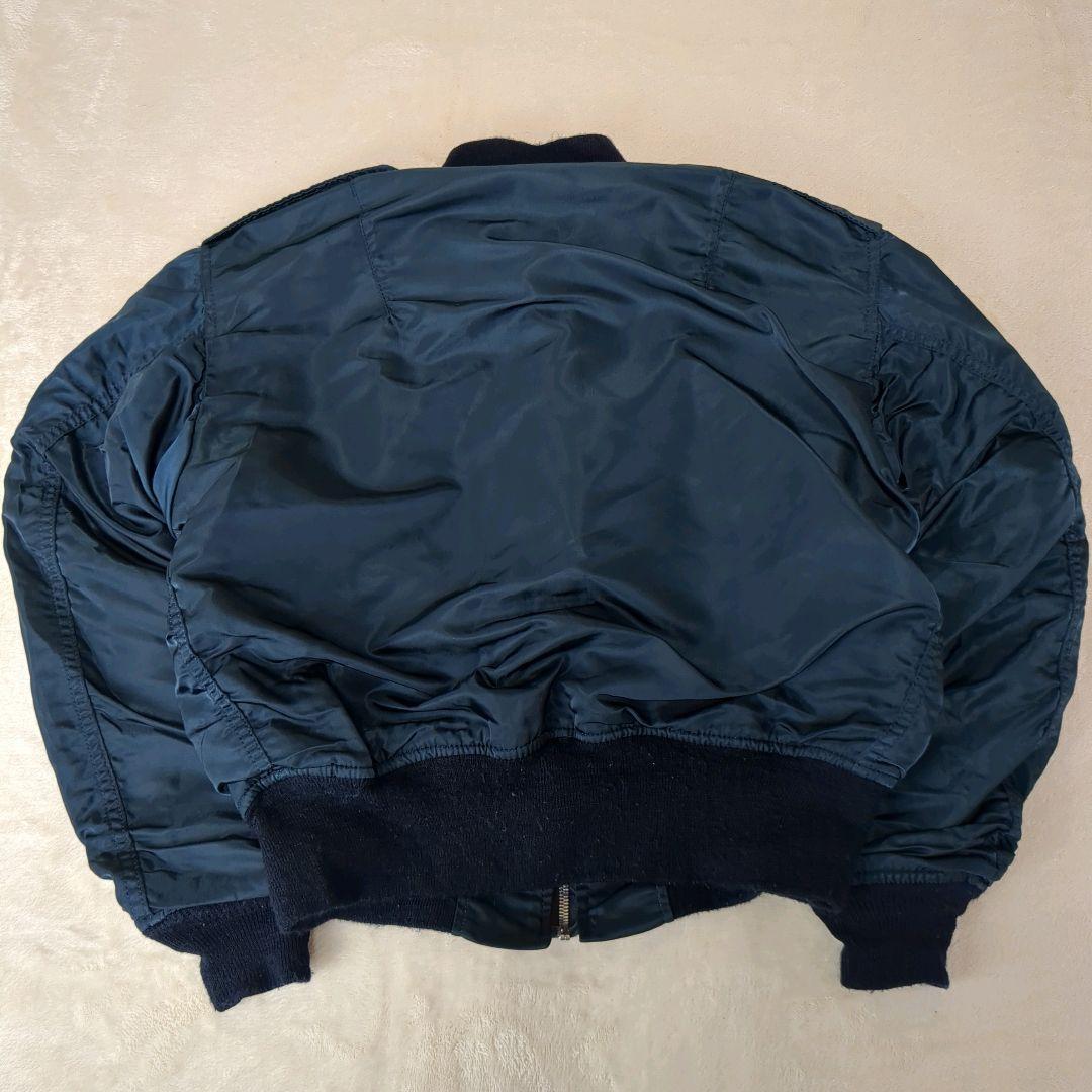 80s アルファ Lー2B エアフォースブルー USA製 短丈