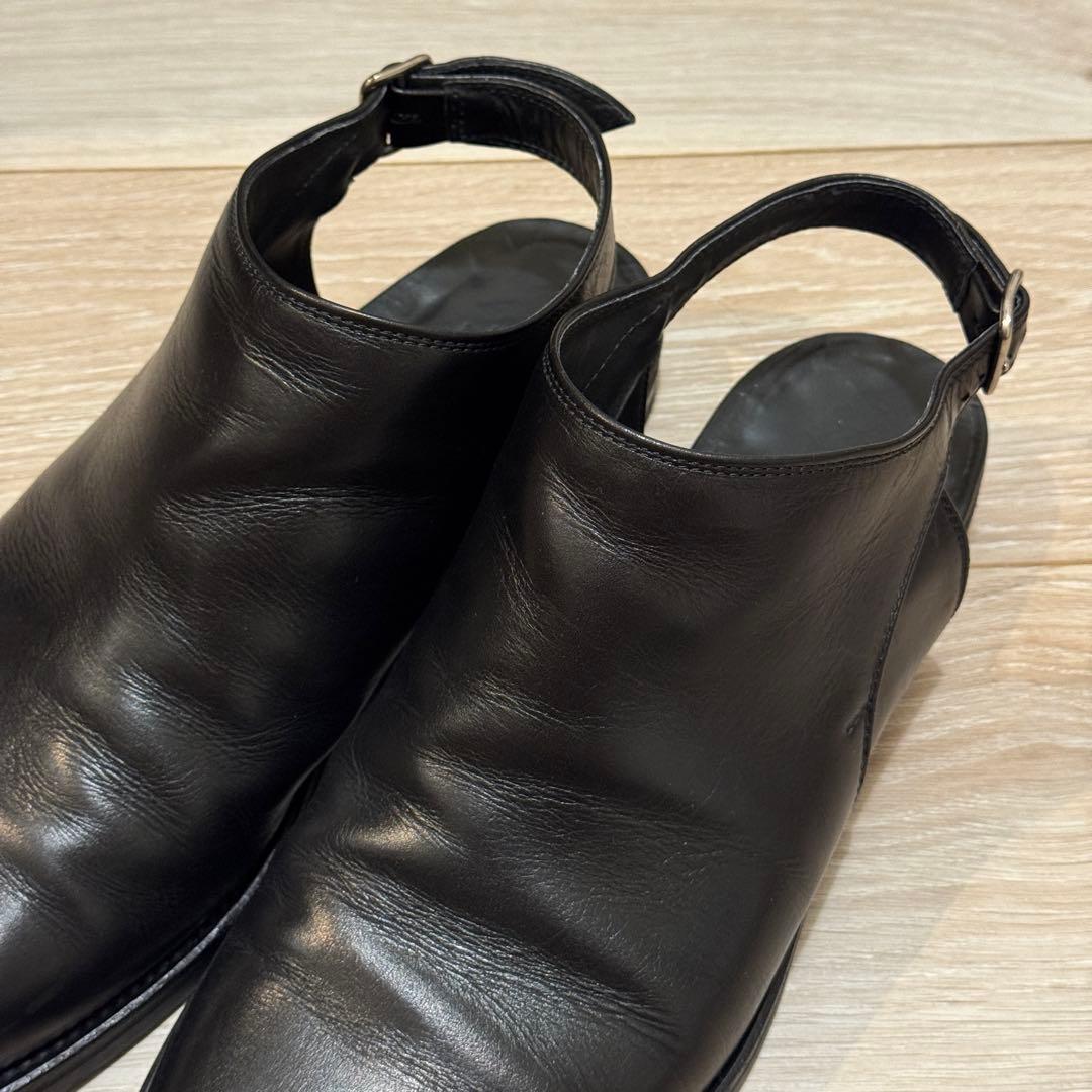 44 マルジェラ レザーサボ シューズ スリングバック