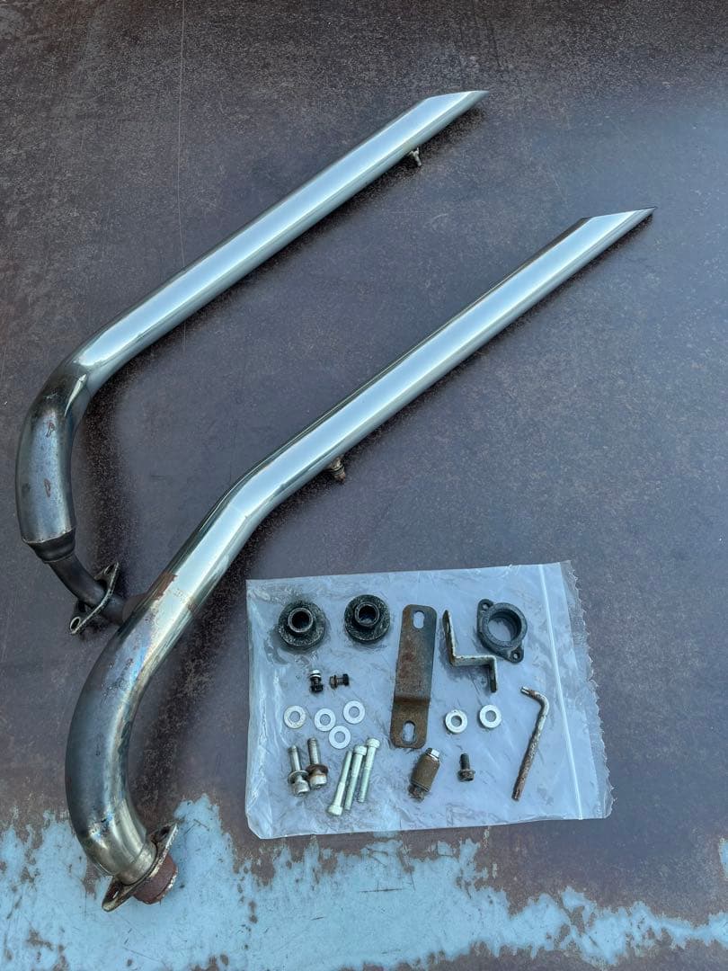 スラッシュカットマフラー ドラッグスター400 4TR マフラー