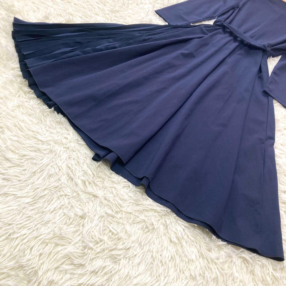 WEEKEND MAX MARA サイドプリーツジャージワンピース　洗える　M