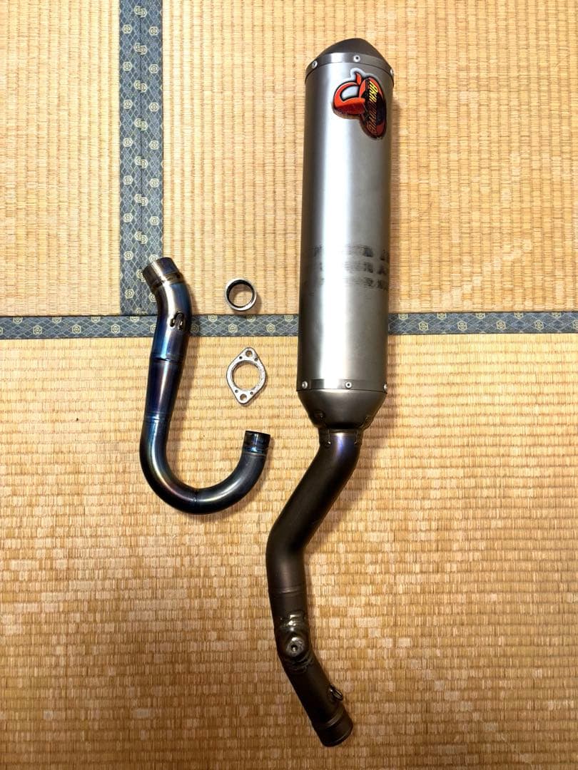 wr250f（鉄フレーム）アクラポビッチマフラー
