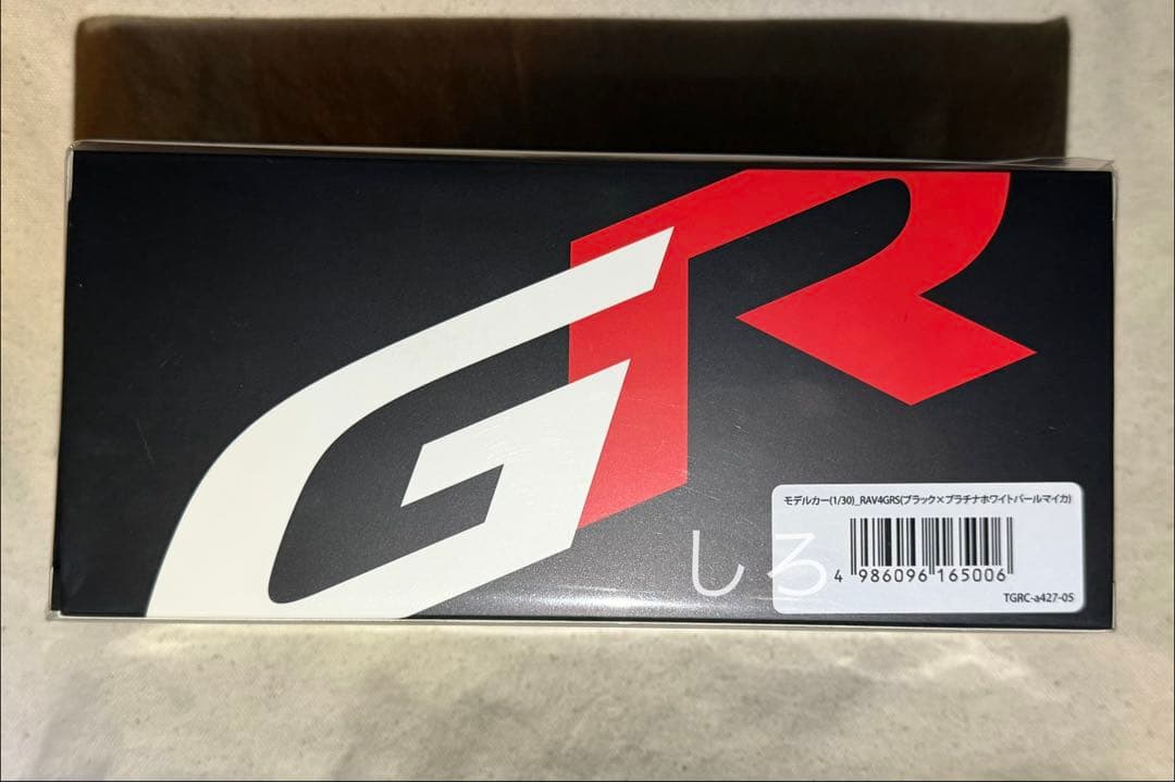 トヨタ RAV4 GRスポーツ 白×黒 1/30カラーサンプルミニカー 色見本
