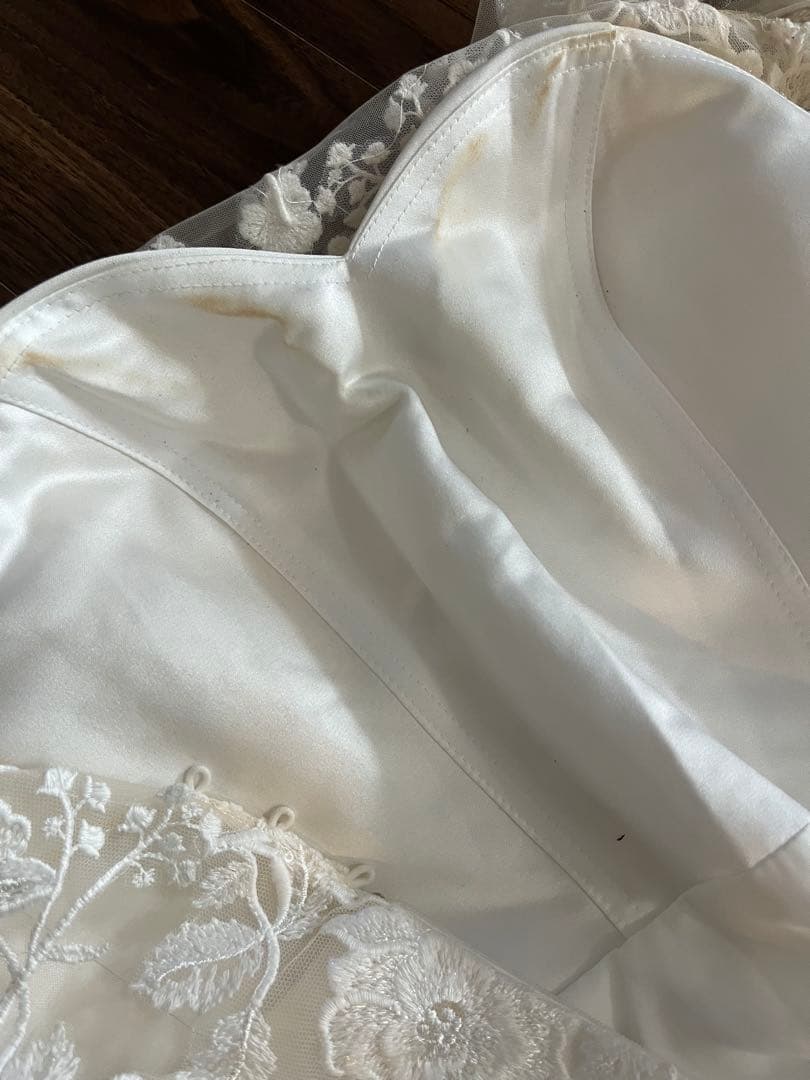 dress production 花柄刺繍 ソフトマーメイドドレス 結婚式ドレス