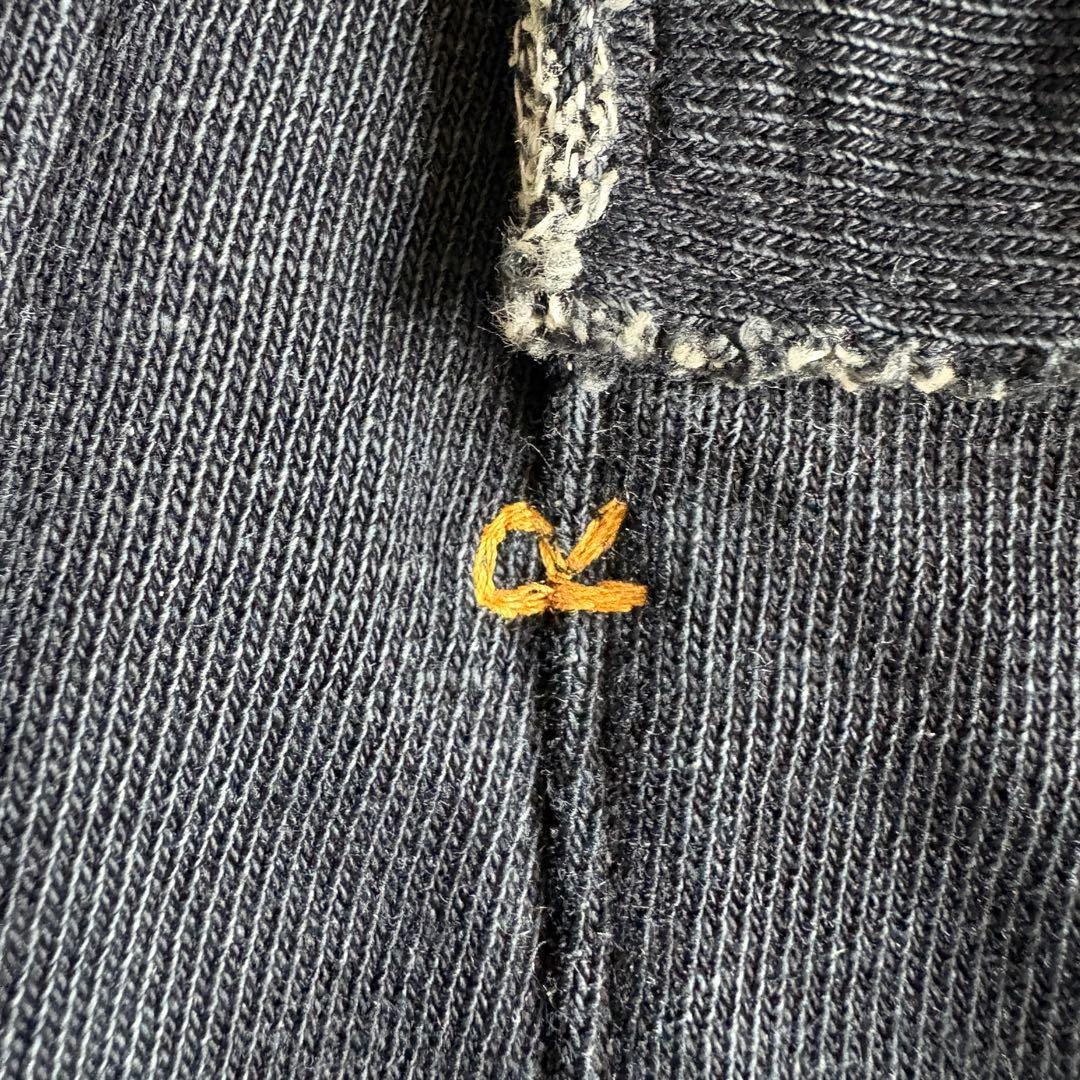 R by 45rpm インディゴ染め カバーオール 黒 3 コットン100