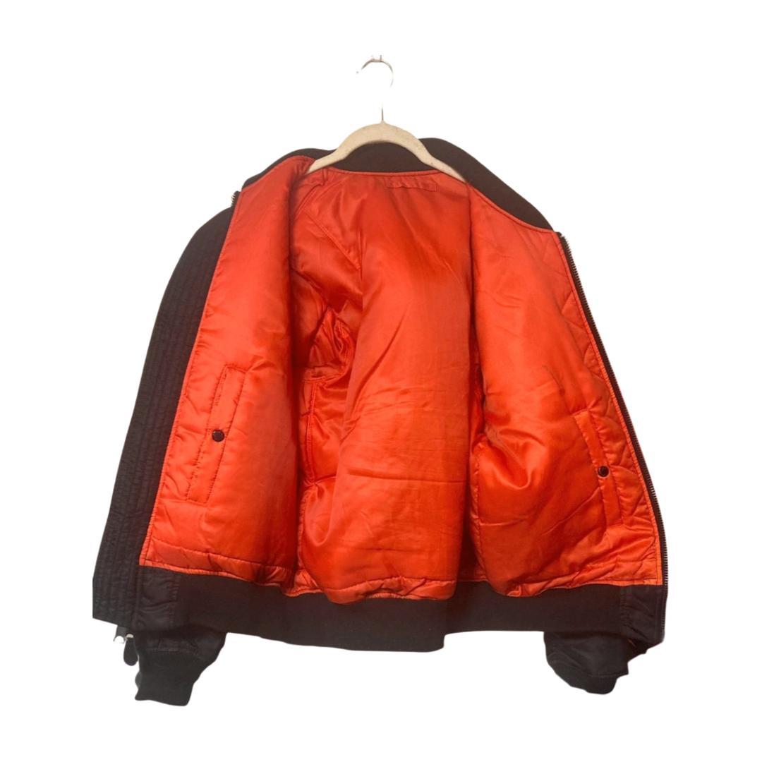 【希少XL・黒】AVIREX MA-1 フライトジャケット 民間品